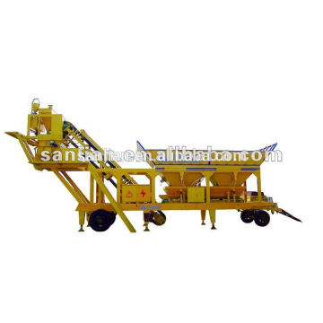 Hot sale new automatic mobile concrete mixing plant/mixing equipment/concrete mixer machine price